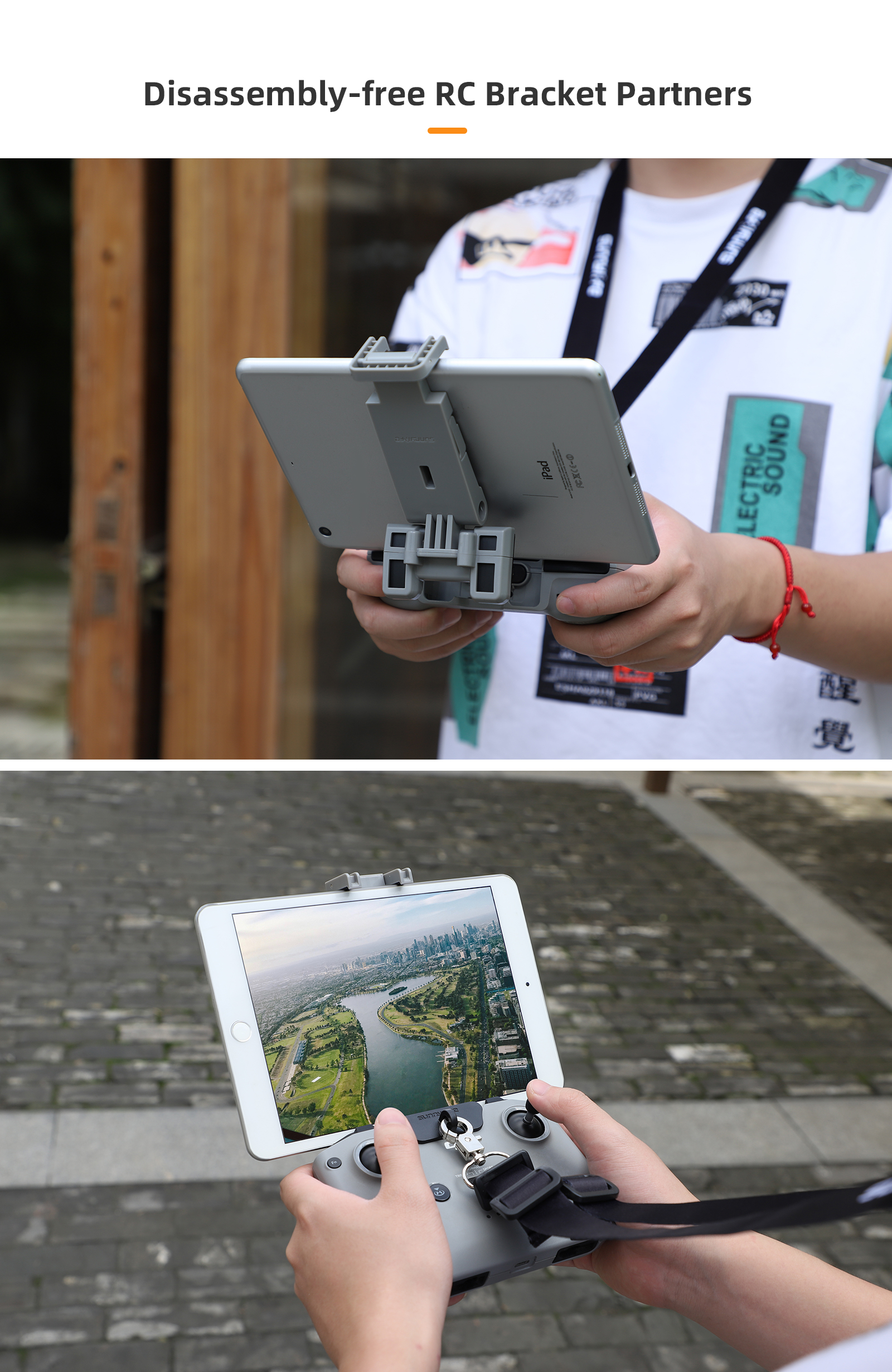 Foldable Disassembly-free Brac - Drone Tablet Mount ulasan dan harga