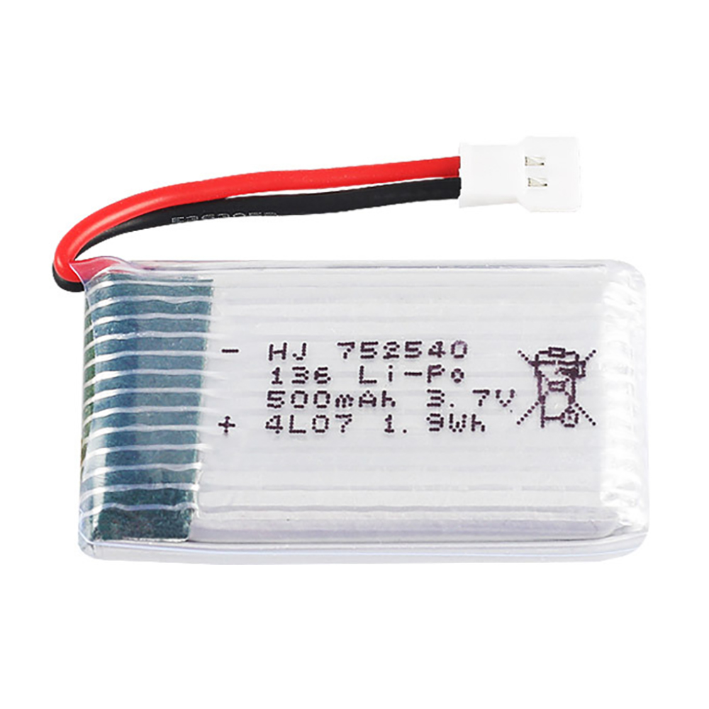 3.7V 500mAh 752540 Lipo Batter - Drone Battery Charger ulasan dan harga