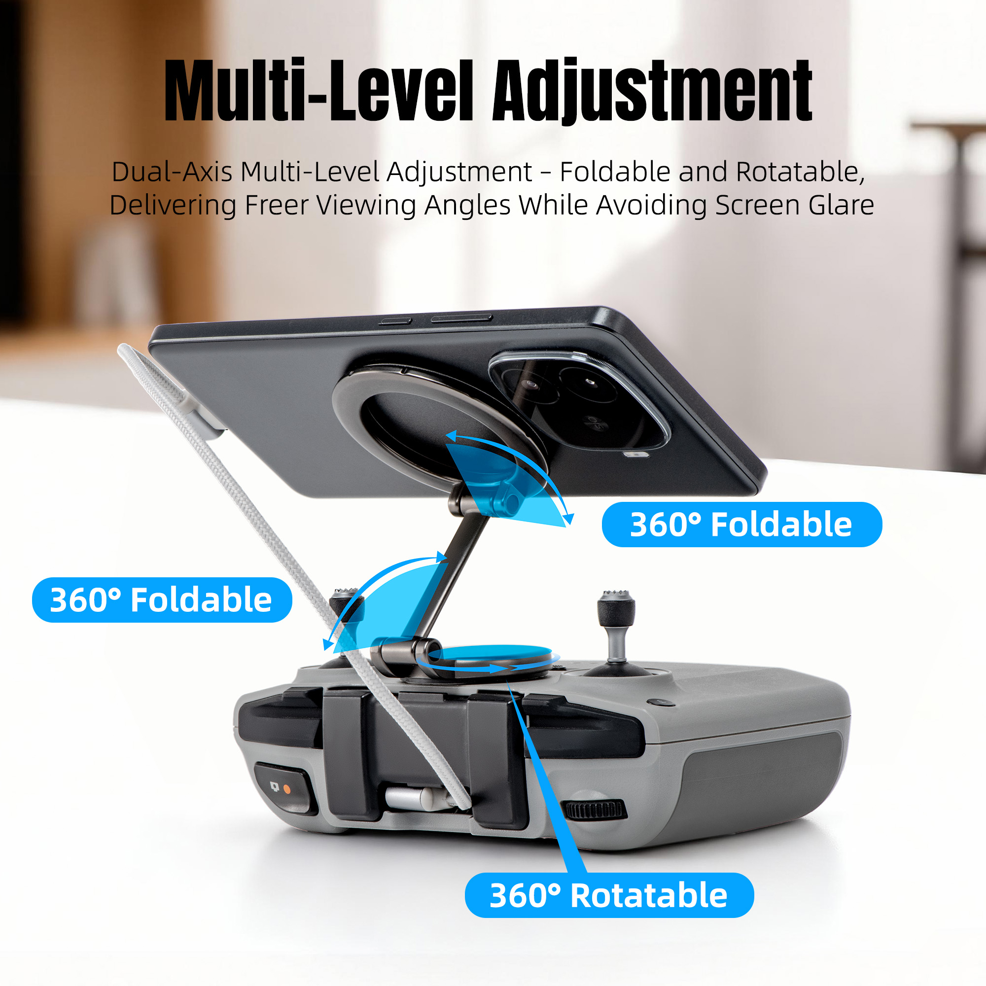 Adjustable Magnetic Phone Stan - Drone Tablet Mount ulasan dan harga