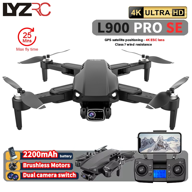 L900 Pro SE MAX GPS Drone 4K P - Drone Remote Controller Lanyard ulasan dan harga
