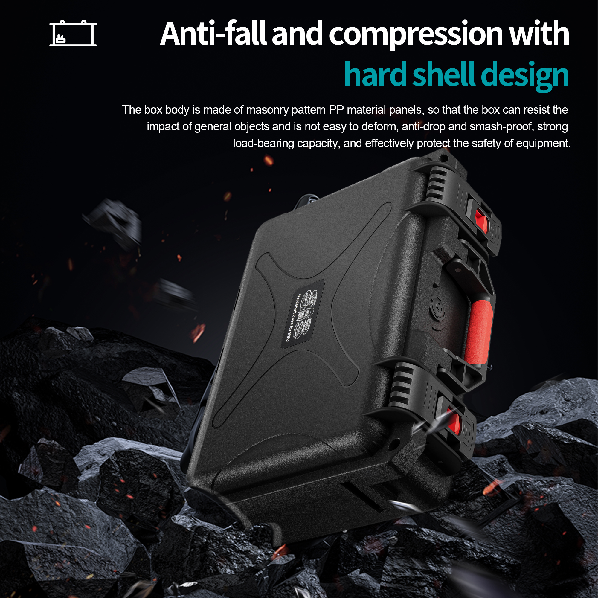 Portable Hard Waterproof Case  - Drone Charging Hub ulasan dan harga