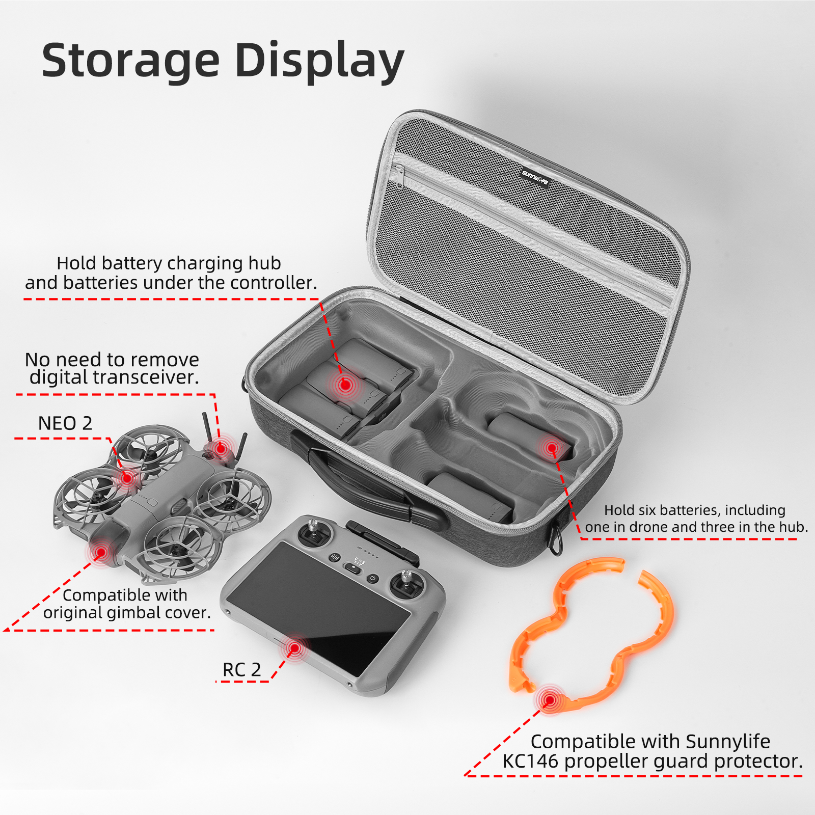 Portable Carrying Case For DJI - Drone Joystick Cover ulasan dan harga
