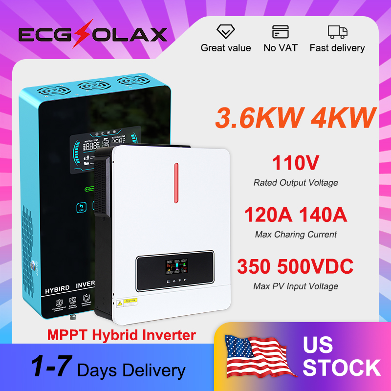 ECGSOLAX 3.6/4KW  Hybrid Solar - Drone Solar Charger ulasan dan harga
