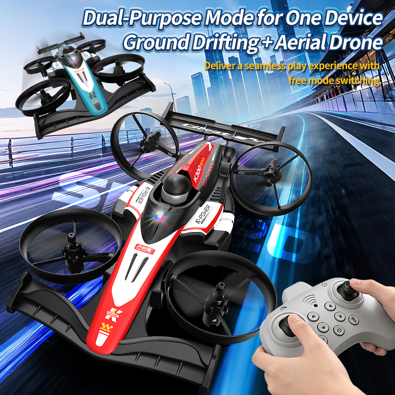 Mini RC Flying Car Transformab - Drone Control Stick ulasan dan harga