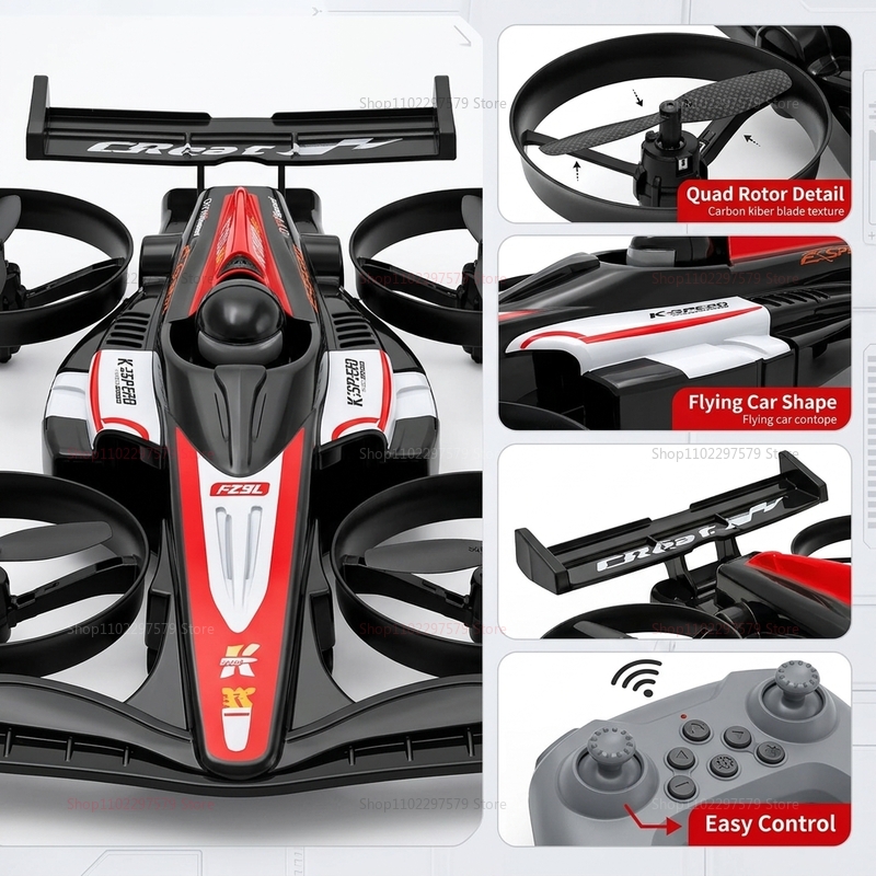 Mini RC Flying Car Transformab - Drone Control Stick ulasan dan harga